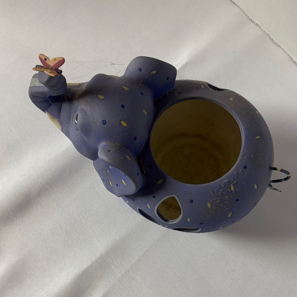Purple Elephant Candle Holder by Partylite - Picture 2 of 4